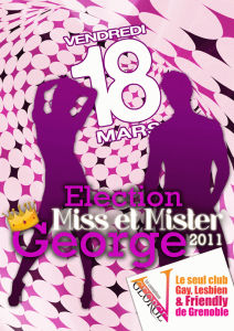 Election Miss et Mister George 2011 - GeorgeV - Vendredi 18 mars 2011