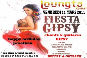 Fiesta Gipsy - Loungta - Vendredi 11 mars 2011