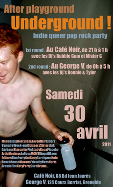 After Playground, Underground ! (1er Round) – Café Noir – Samedi 30 avril 2011