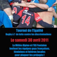 Tournoi de l’Egalité – La Mêlée Alpine – Samedi 30 avril 2011