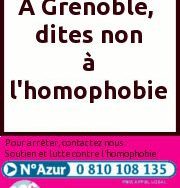 Permanence Mensuelle, Accueil Public – SOS Homophobie Grenoble – Mercredi 13 janvier 2016
