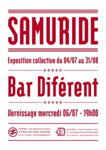Vernissage Exposition Samuride - DiFéreNt - Mercredi 6 juillet 2011