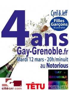 Gay Grenoble a 4 ans