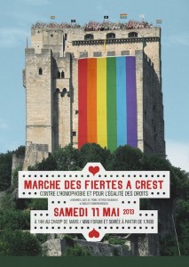 Première Marche des Fiertés - Crest - Samedi 11 mai 2013