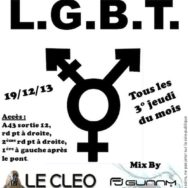 Soirée LGBT Festive & Clubbing – Le Cléo – Jeudi 19 décembre 2013