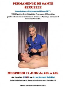 Permanence de santé sexuelle - Aides Rhône-Alpes - Mercredi 11 juin 2014