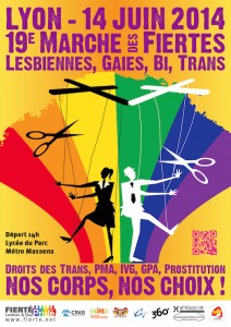 Marche des Fiertés LGBT – Lyon – Samedi 14 juin 2014