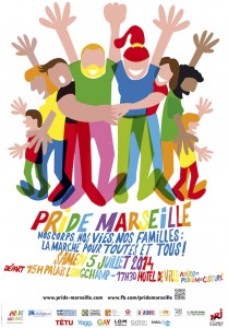 Pride Marseille - Samedi 5 juillet 2014 - Affiche