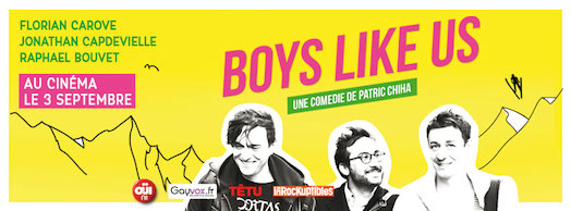 « Boys Like Us » – Sortie ciné A Jeu Egal – Jeudi 4 septembre 2014