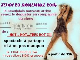 Beaujolais and show TURNER - Love People - Jeudi 20 novembre 2014