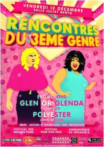Rencontre du 3e genre - Cinémathèque de Grenoble - Vendredi 12 décembre 2014