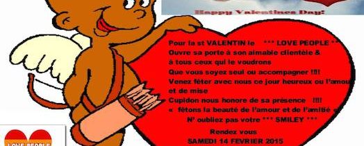 Saint Valentin – Love People – Samedi 14 février 2015