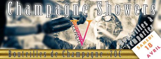Champagne Showers – George V – Samedi 18 avril 2015