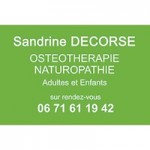 Sandrine DECORSE – Centre d’Ostéothérapie et de Naturopathie