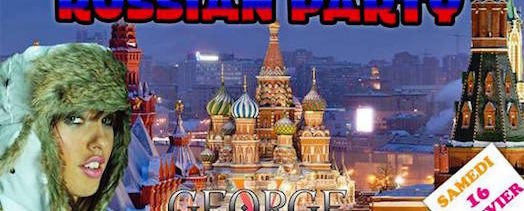 Russian Party – George V – Samedi 16 janvier 2016