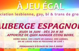 Auberge Espagnole – A Jeu Egal – Jeudi 16 juin 2016
